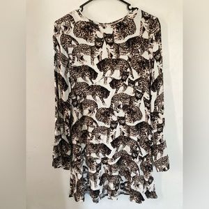 H&M ~ Leopard print dress size 8